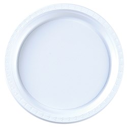 Plastic Plate White 180mm