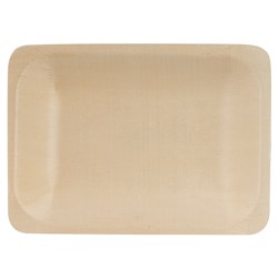 Biowood Wooden Rectangle Bowl 200x140mm 