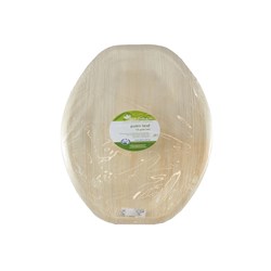 Palm Leaf Oval Platter 370x255mm Alpen