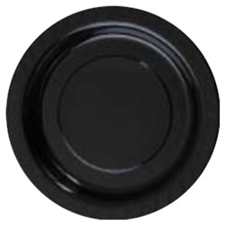 Plastic Plate Black 180mm