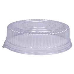 Plastic Round Platter Lid Clear Suits 406mm Falca Tainer