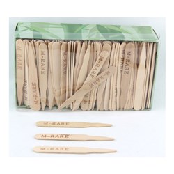 Steak Marker Wood Med Rare 500/Pkt (20)