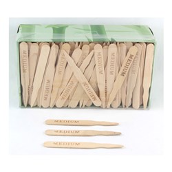 Steak Marker Wood Med 500/Pkt (20)