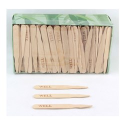 Steak Marker Wood Well Done 500/Pkt (20)