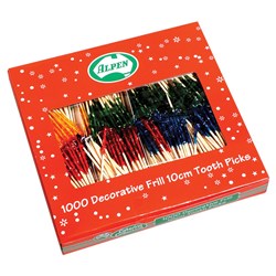 Club Frilled Toothpicks Alpen