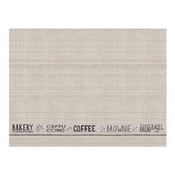 Bakery Paper Placemat Grey 300x400mm