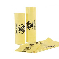 Garbage Bag 240Lt Yellow 55Um Clinical Waste 50/Ctn