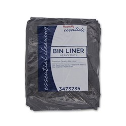 General Purpose Garbage Bags Black 130L Kleaning Essentials