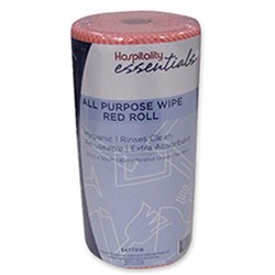 All Purpose Wipes Roll Red 300mm Kleaning Essentials