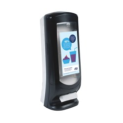 Xpressnap Plastic Napkin Dispenser Stand Black 235x235x622mm Tork