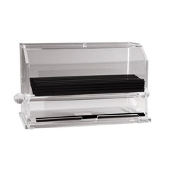 Straw Dispenser Regular Clr Acrylic 270X140x170mm