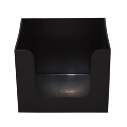 Napkin Holder Sq Blk Plastic Suit Cocktail Napkins