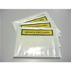 Envelope Invoice Ptd Wht Back 1000/Ctn 150X115mm Self Adh