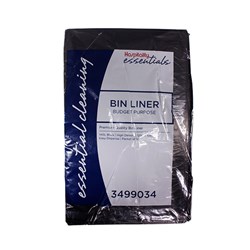 General Purpose Garbage Bags Black 140L Kleaning Essentials