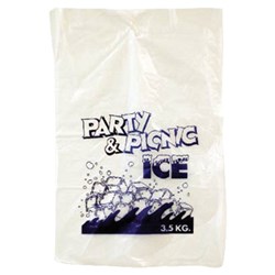 Plastic Party Ice Bag Printed 3.5kg 