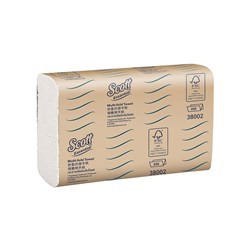 Scott Multifold Towel 24X19.5Cm 250/Pkt 16Pkt/Ctn