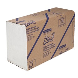 Scott Interfold Towel 26.6X23.6Cm 250/Pkt 16Pkt/Ctn