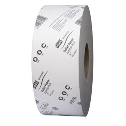 Universal Jumbo Toilet Rolls White 1ply 650m Tork