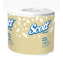 Scott 1Ply Toilet Roll 1000Sheet 48/Ctn