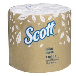 Scott 2Ply Toilet Roll 400Sheet 48/Ctn