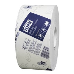 Advanced Mini Jumbo Toilet Rolls White 2ply 200m Tork