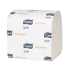 Premium Interfold Toilet Paper White 2ply 252/Sheets Tork