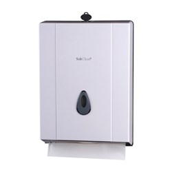 Slimfold Hand Towel Dispenser White 248x348mm Soft Clean