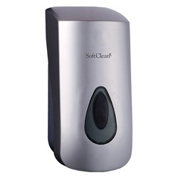 Manual Dispenser Suits Foaming Refill Pods Metallic Grey Soft Clean