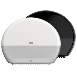 Elevation Plastic Mini Jumbo Toilet Roll Dispenser Black 345x132x275mm Tork