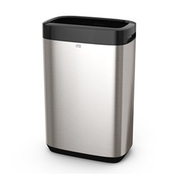 Stainless Steel Waste Bin Silver 50l Tork