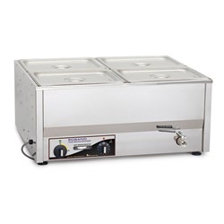 Bain Marie Countertop Bm4a 4X1/2 100Mm Pans