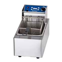 Birko Single Pan Deep Fryer Silver 5L 1001001