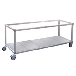 Roband Food Bar Trolley Stainless Steel 1325x585x670mm 