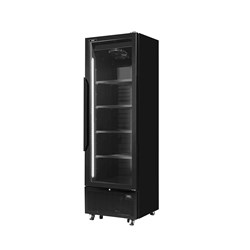 Austral Upright 1 Door Glass Fridge 467L Black BV520 W VS