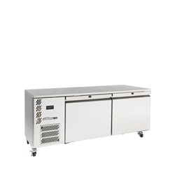 Williams Fridge Under Counter 2 Door Solid 610L He2uss S/S 1816X800x850mm