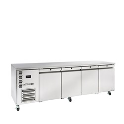 Williams Fridge Under Counter 4 Door Solid 670L Ho4uss S/S 2401X700x850mm