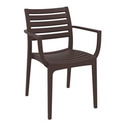 Artemis Arm Chair Chocolate 450mm Siesta