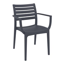 Artemis Arm Chair Anthracite 450mm Siesta