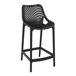 Air Bar Stool 65 Black 650mm Siesta