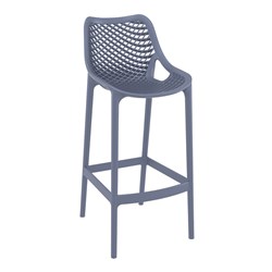 Air Bar Stool 75 Anthracite 750mm Siesta