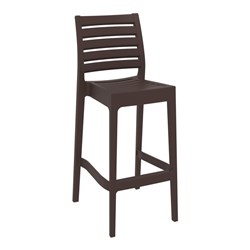 Ares Bar Stool 75 Chocolate 750mm Siesta