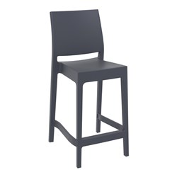 Maya Bar Stool 65 Anthracite 650mm Siesta