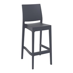 Maya Bar Stool 75 Anthracite 750mm Siesta