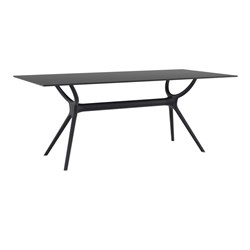 Air Table 180 Black Top & Base 1800X900x740mm Siesta