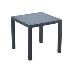 Orlando 80 Table Anthracite 800x800x750mm Siesta