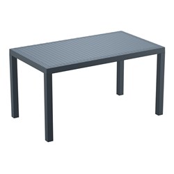 Orlando 140 Table Anthracite 1400x800x750mm Siesta