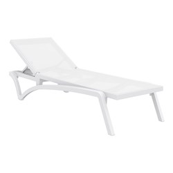 Pacific Sunlounger White/White 4242104