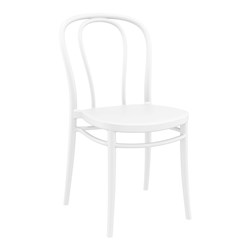 Victor Chair White 440mm Siesta