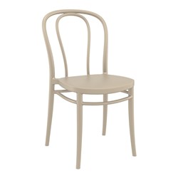 Victor Chair Taupe 440mm Siesta
