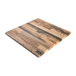 Rustic Kansas Tabletop Square 800mm Werzalit